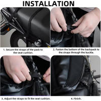 Bolsa De Motocicleta Para Asiento Trasero Impermeable Con Funda De Lluvia Y Diseño De Fibra De Carbono Bolsa De Almacenamiento Rígida Para Viaje Y Casco De Motocicleta - details 33