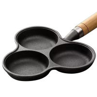 Sartén Para Huevos Y Panqueques Antiadherente De Hierro Fundido Mini Sartén Para Pancakes Y Carne Sartén De Desayuno Sin Tapa Para Cocina a Gas Y Inducción - details 6