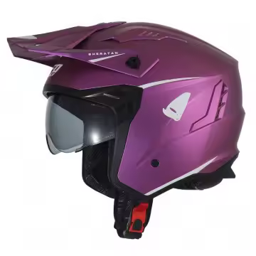 CASCO TRAIL UFO SHERATAN PURPURA - HE13002/P - ENVIOS GRATIS HE13002-P - 1