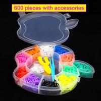 Herramientas De Artesanía DIY Para Niños Loom Bands De Goma Colorida Estilo Europeo Occidental Pulseras Tejidas En Máquina - details 10