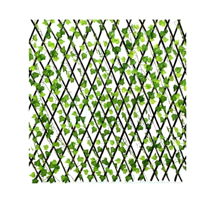 NAKLOE - Enredadera regulable - Enredadera con valla retractil - Enredadera artificial - Enredadera regulable - Panel de hojas - Plantas artificiales para decoracion - Plantas artificales - Macetas y jardineras - 1