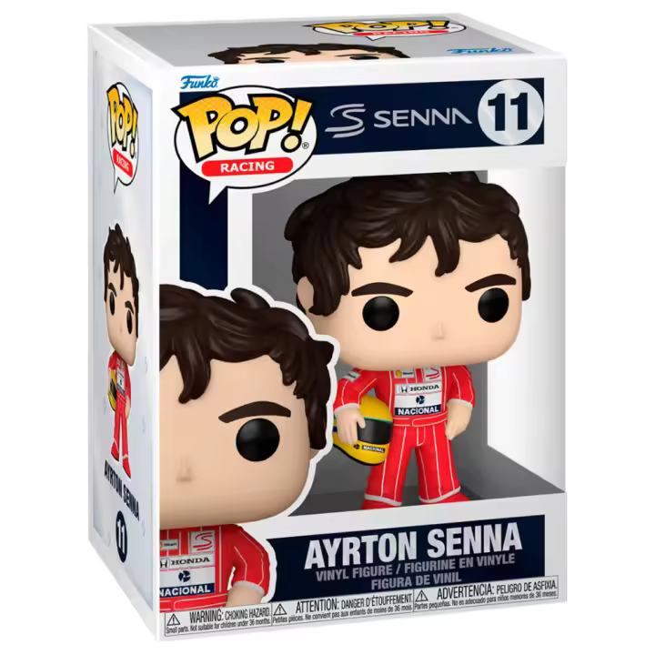 Figura Pop Racing Mclaren Ayrton Senna-Figura de Vinilo Coleccionable - Idea de Regalo- Mercancia Oficial - Juguetes para Niños y Adultos - Movies Fans - Muñeco para Coleccionistas y Exposición - 1