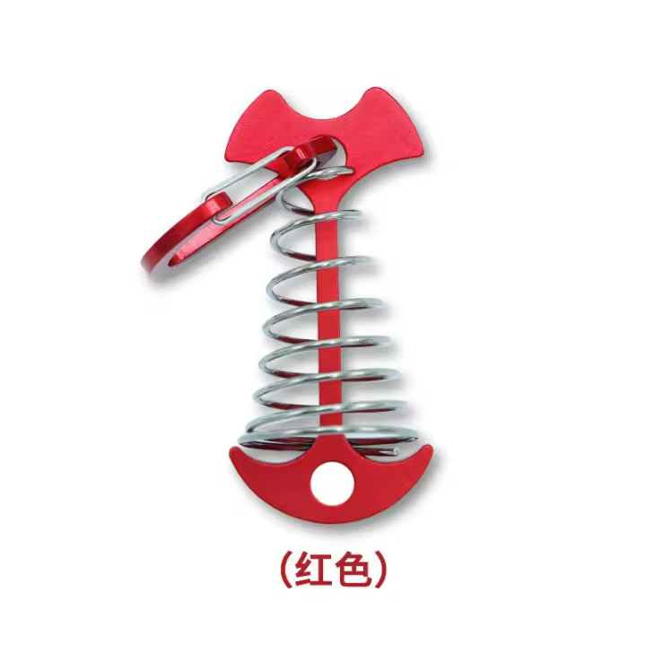 Toldo para tienda de campaña con clavos de espina de pescado, accesorio esencial para exteriores, para camino de tablas, cubierta de camping - 1