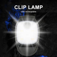 Lampara Clip LED Recargable USB Con 4 Modos De Iluminación Seguridad Para Correr Y Caminar De Noche Pesca Senderismo - details 3