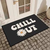 Alfombra De Piso Moderna Y Sencilla Absorbente De Agua Antideslizante Para Entrada Puerta Baño Decorativa Lavable Hogar Luxo Ligero - details 9