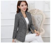 Chaqueta De Negocios Para Mujer Estilo Lady Oficina Elegante Y Ajustada Cierres Únicos Blazer Formal Para Todas Las Estaciones - details 41