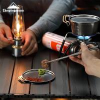 CAMPINGMOON Taza De Acero Inoxidable Para Senderismo Y Viajes 13*14*2 Cm Cubierta De Bolso De Transporte Exterior - details 2