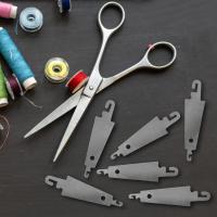 10 Unids Enhebrador Aguja de Gancho de Acero Inoxidable, bordado de punto de Cruz Aguja Herramientas de Roscado, Máquina de Coser a mano Herramienta de BRICOLAJE - details 2