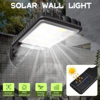 Luz Solar Exterior LED Con Sensor De Movimiento 1/2 Pieza Luz De Calle Amplia Para Jardín Y Courtyard 3 Modos Luz De Pared Para Exterior - details 2