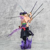 Figura De Acción Anime One Piece Roronoa Zoro 30cm PVC Juguete Coleccionable Para Niños Y Adultos Regalo De Cumpleaños - details 12