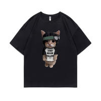 Camiseta Hombre Algodón 100% Chief Keef Kitty Lead Never Follow Estampado Camiseta Gráfica Casual Manga Corta Estilo Hip Hop - details 5