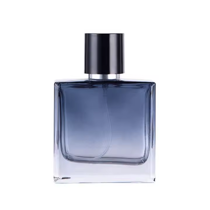 Botella De Perfume Reutilizable De Vidrio Colorido Y Gradiente 30/50/100ml Con Pumpe Contenedor De Cosméticos Portátil Para Refill - 1