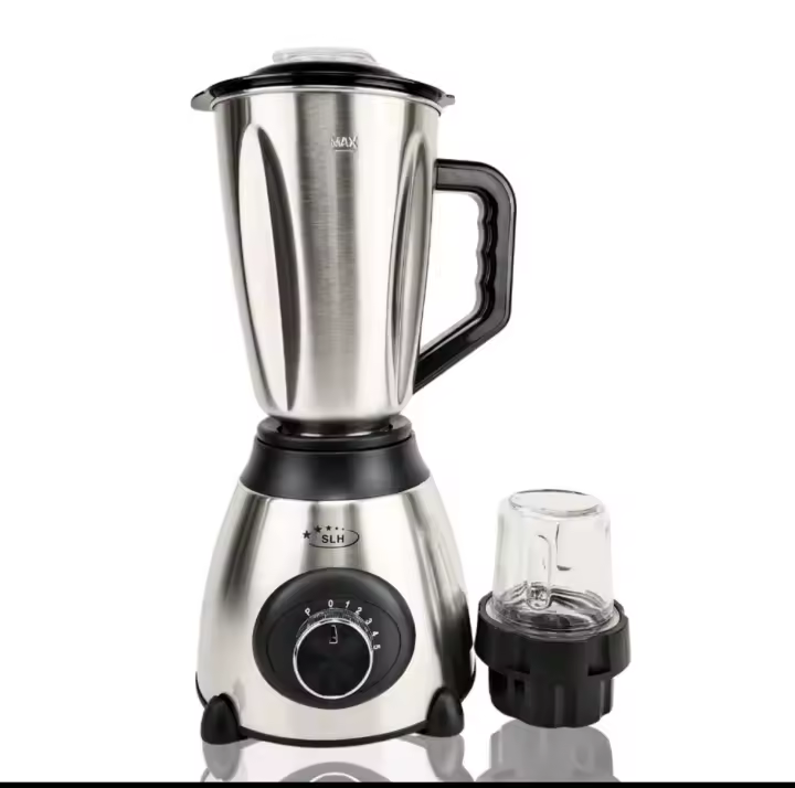 Batidora de vaso inoxidable Profesional 2 en 1 – 1000W | Licuadora y Mezcladora de Alta Potencia para Zumos y especies vaso INOXIDABLE. - 1