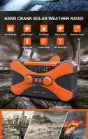 【 10000mAh 】Radio DE EMERGENCIA Solar de manivela, Radio meteorológica NOAA de múltiples Fuentes de Alimentación, linterna, lámpara de Lectura, Cargador de teléfono móvil, Alarma SOS, radio AM/FM/WB portátil con conector para auriculares (verde) - details 1