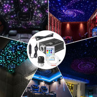 Luz Estelar Para Techo De Coche 12V 16W RGBW Con Control Remoto De 28 Botones Y Bluetooth APP Para Decoración Interior Del Vehículo - details 18