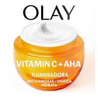 Olay Vitamin C + AHA 24 Crema Hidratante, Gel Crema De Día Con Vitamina C, AHA Y Niacinamida Para Un Tono De Piel Visiblemente Más Luminoso Y Uniforme, 50 ml - details 0