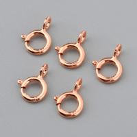 5pcs Conectores De Anillos De Primavera En Plata De Ley 925 Para Joyería Hecho a Mano Cierre Para Collar Y Pulsera - details 3