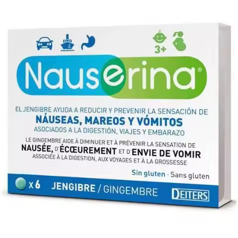 Deiters Nauserina 6 Comprimidos - 1