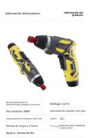 Destornillador Eléctrico Recargable Pequeño Y Potente 4.2V 6Nm 1300mAh 250rpm Sin Batería Set De Destornilladores Para DIY En El Hogar - details 30