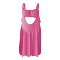 Vestido De Tenis Para Mujer Con Sujetador Integrado Y Short Vestido De Ejercicio De Moda Casual Con Cuello En V Y Manga Larga Vestido De Golf Mini De Verano - details 12