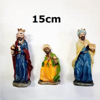 REY MAGO,3 REYES MAGOS,15CM,FIGURA DE BELEN,DECORACION DE NAVIDAD,GERIMPORT,FESPU - details 0