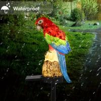 Statua De Pájaro Solar LED Para Jardín Impermeable Iluminación De Camino Paisaje Decorativo Luz De Piso Para Exterior - details 1