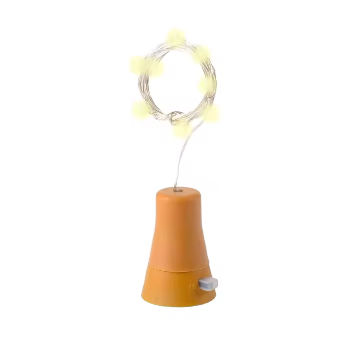 Ledkia Guirnalda Solar Exterior LED Alambre para Botella 3000K Blanco Cálido - 1