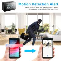 Dual Alarm Clock Wifi Camera With Temperature Monitoring HD 1080P Motion Detection Baby Nanny Camera Home Video Surveillance - details 9