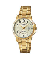 Reloj Casio de acero inoxidable en tono dorado para mujer LTP-V004G-9BUDF - details 0