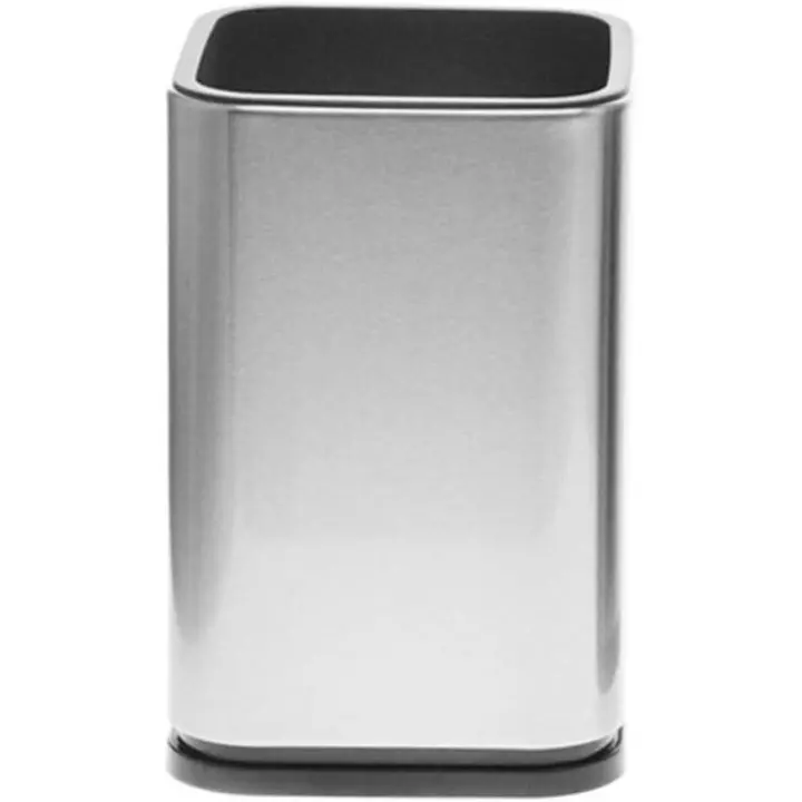 Soporte de utensilios de cocina de acero inoxidable-Almacenamiento para palillos, tenedores, cucharas, cuchillos y discos (Plata) - 1