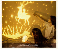 Proyector De Estrellas Luz Nocturna Rotatoria Lámpara Del Cielo Luna Galaxia Decoración Para Dormitorio Hogar Regalo Para Niños Luz De Navidad - details 11