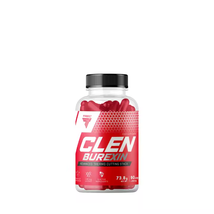 Clenburexin Trec Nutrition 90 cápsulas – Termogénico potente para quemar grasa y perder peso - 1