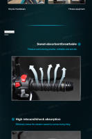 Cinta De Manillar Antideslizante SEAMETAL Para Motocicleta/Ciclismo Transpirable Antivibración Resistente Al Desgaste Cubierta De Manillar - details 3
