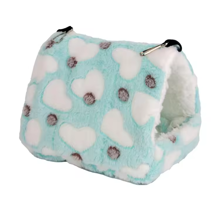 Hámster Nido Cómodo Cálido Guinea Pig Cama Casa Suave Tela DE LA Felpa Pequeña Mascota Hideout para Pequeños - 1