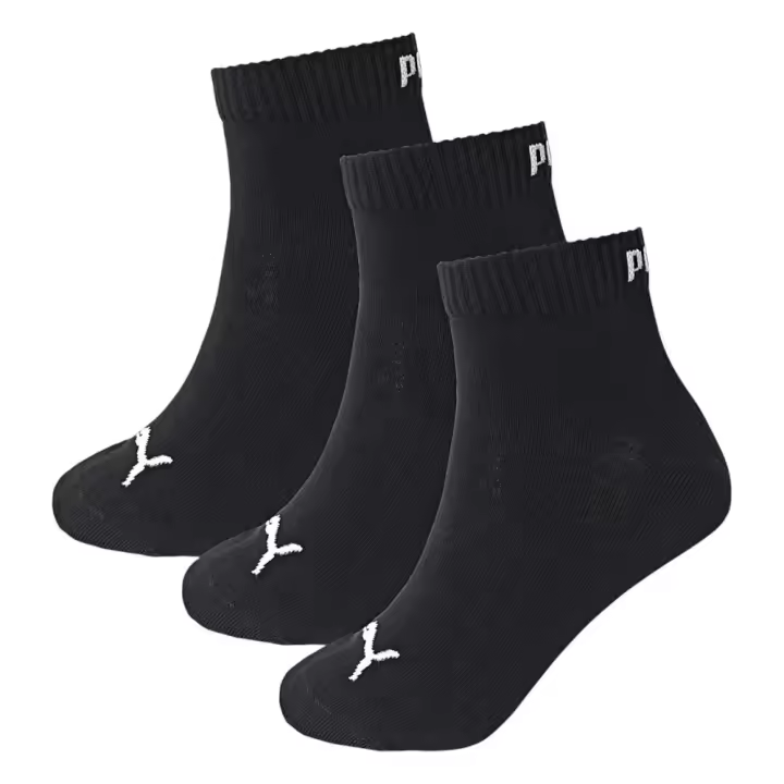 Calcetines Puma Plain Pack 3 Pares Negro 701230337-200 Hombre Mujer Media Altura - 1