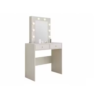 Tocador Bedford 102, Muebles ES, Espejo, LED, 80 x 144 x 40cm - 1