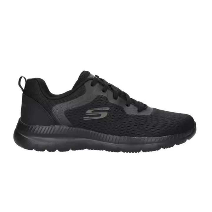 Skechers 12607 Zapatillas deportivas Bountiful - Quick Path para mujer en negro de piel vegana - 1