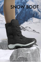 Botas De Tobillo Para Mujer Invierno Botas De Nieve Al Aire Libre Botas De Camuflaje Con Pluma Gruesa Botas De Senderismo Con Plataforma Botas De Tacón Bajo Material De Suela De Goma Talla Verdadera - details 8