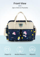 Nueva Estilo Bolsa De Pañales Impermeable Gran Capacidad Para Viaje Multifuncional Para Maternidad Bebé Carrito De Compras - details 5
