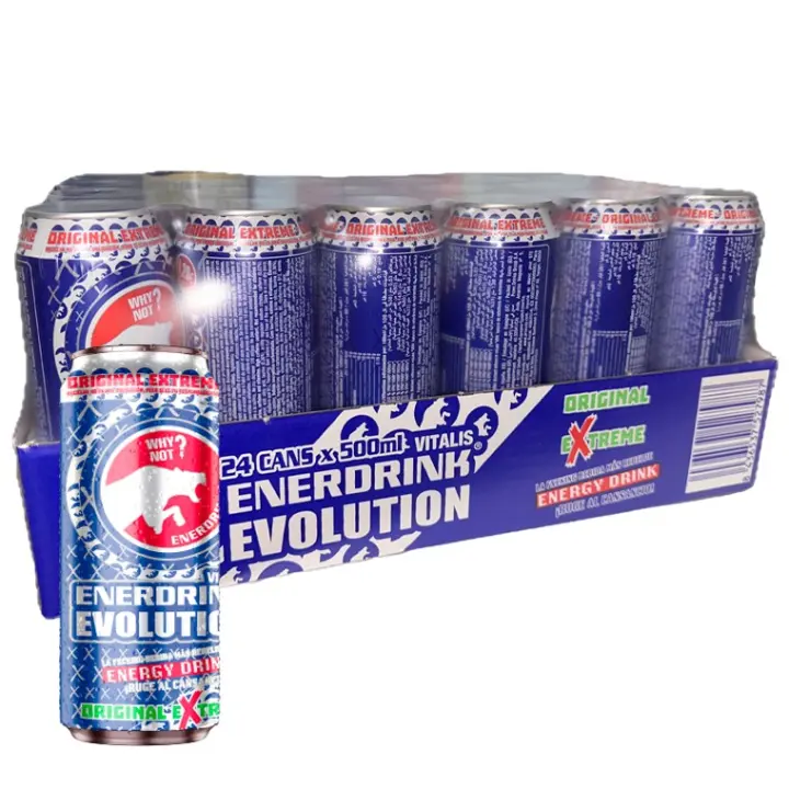 Enerdrink evolution bebida energetica Energy sabor Extreme 500ml caja 24u sabor top - 1