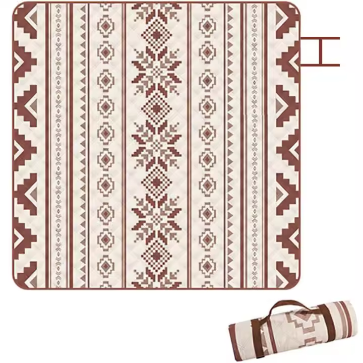 Manta de picnic impermeable 200 x 200 para exteriores, Manta de camping impermeable, sin arena, manta de playa grande, portátil, lavable, para playa, barbacoa, picnic, senderismo, viajes, camping - 1