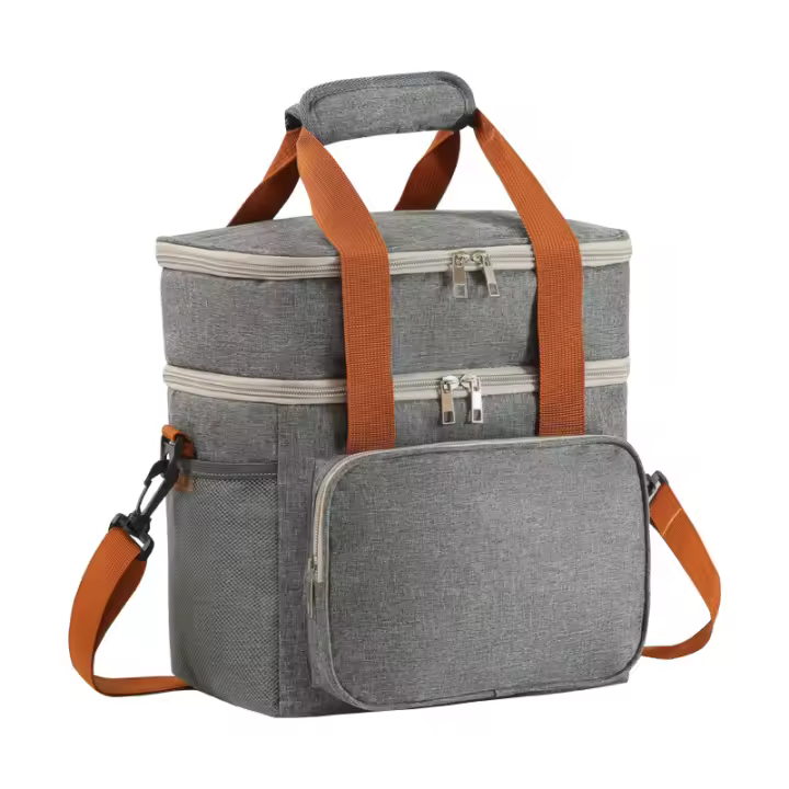 Bolsa De almuerzo de Doble Capa, Bolsa De almuerzo de gran capacidad, Bolsa de Hielo impermeable de picnics at Aire Libre - 1