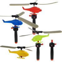 Helicóptero De Cable Para Niños Dragón De Bambú Juguete Volador Aleatorio Pequeño Avión De Juguete Material PVC Edad Recomendada 3-14 Años - details 0