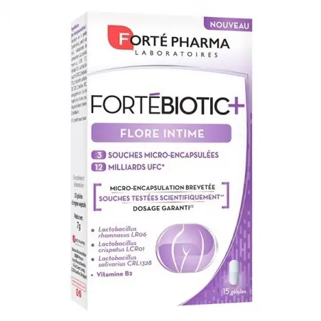 Forte Pharma Fortebiotic+ Flora Íntima 15 Caps - 1