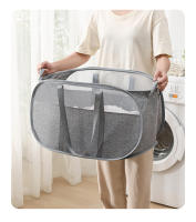 Cesta De Ropa Plegable Grande Para Almacenamiento De Ropa Sucia Con Manijas Portátiles Organizador De Ropa Para Baño - details 10