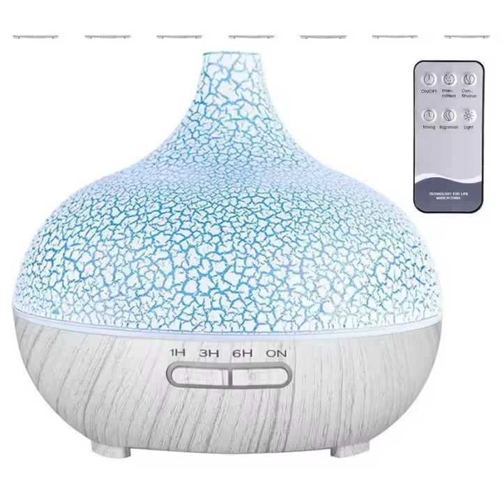 Difusor de Aromas 550 ml, Ultrasónico, Humidificador, Aromaterapia, Aceites Esenciales, Sin BPA - 1