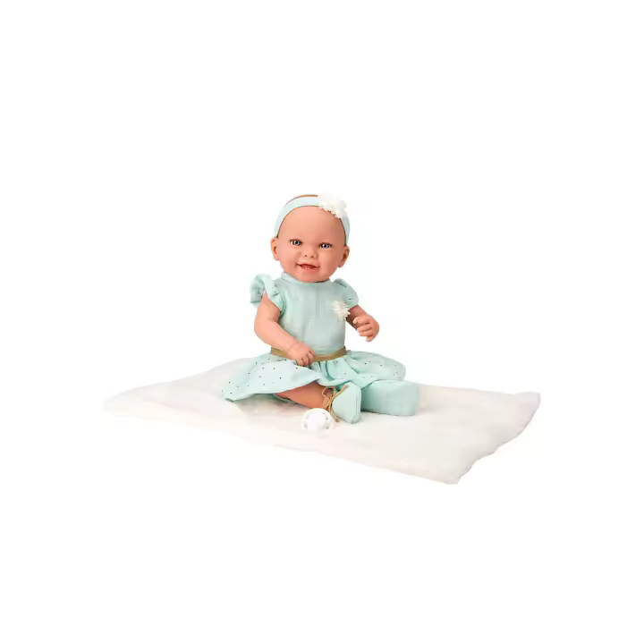 Muñeca Elegance 42 cm - Zoe Bailarina Verde con Manta - Arias 65388 - 1
