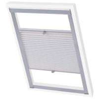 vidaXL Persiana Estilo Plisada Tela Rayos UV Código para 104 Color Blanco,  Crema, y mas - details 0