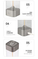 Lámpara De Ambiente LED Sin Cable Para Decoración De Habitaciones Iluminación De Escritorio Recargable Por USB Luz Nocturna Magnética Suave Para Dormitorio - details 12
