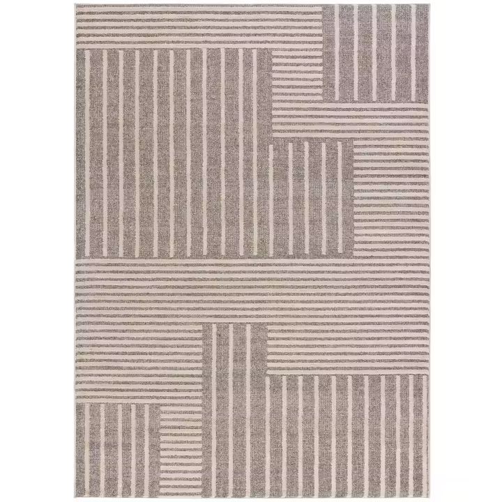 ATTICGO Alfombra de Interior Estilo Geométrico en Beige - PAULA 4532 | 80X150, 140X200, 160X230 cm - 1